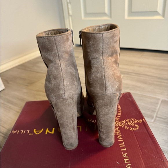 Fall toupee chunky platform ankle boots - Picture 4 of 5